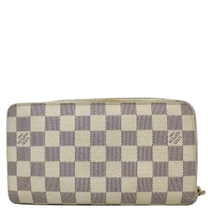 LOUIS VUITTON Damier Azur Zippy Organizer Wallet