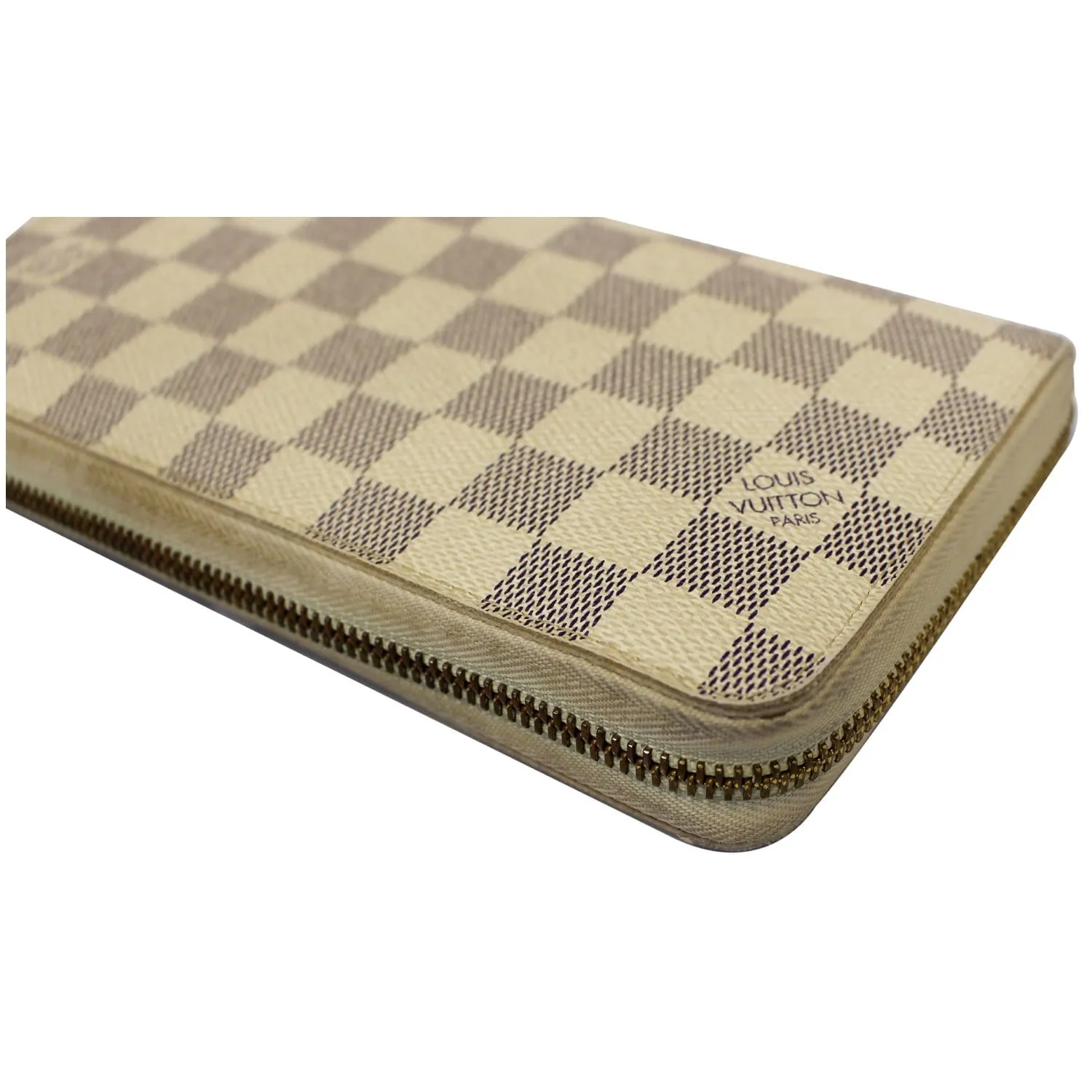 LOUIS VUITTON Damier Azur Zippy Organizer Wallet