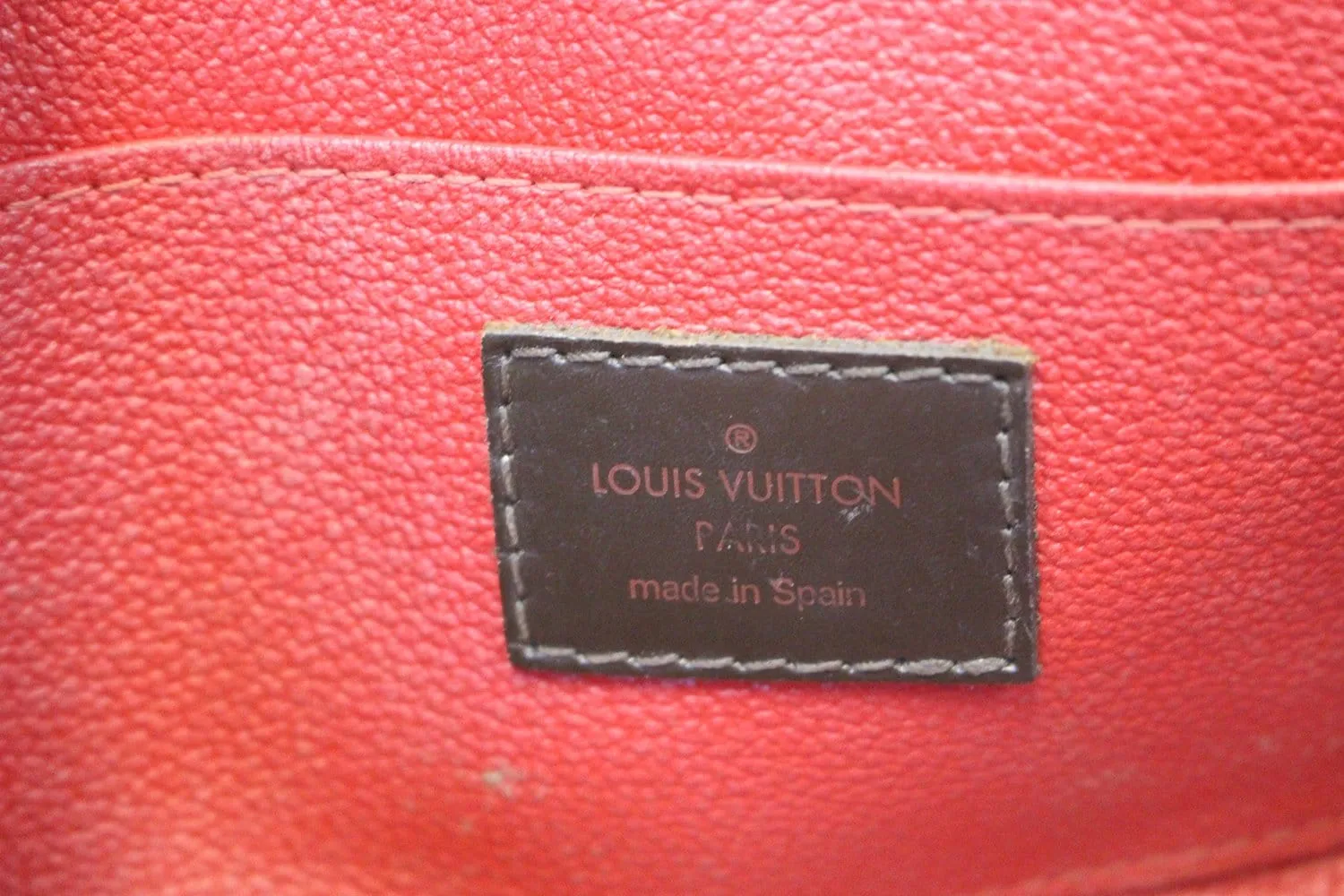 LOUIS VUITTON Damier Ebene Pochette Cosmetic Pouch - Sale