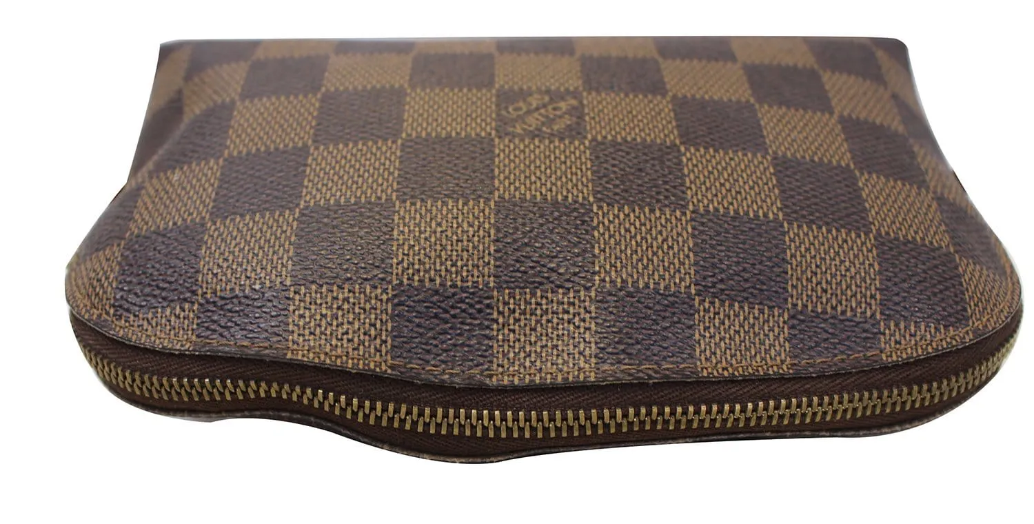 LOUIS VUITTON Damier Ebene Pochette Cosmetic Pouch - Sale