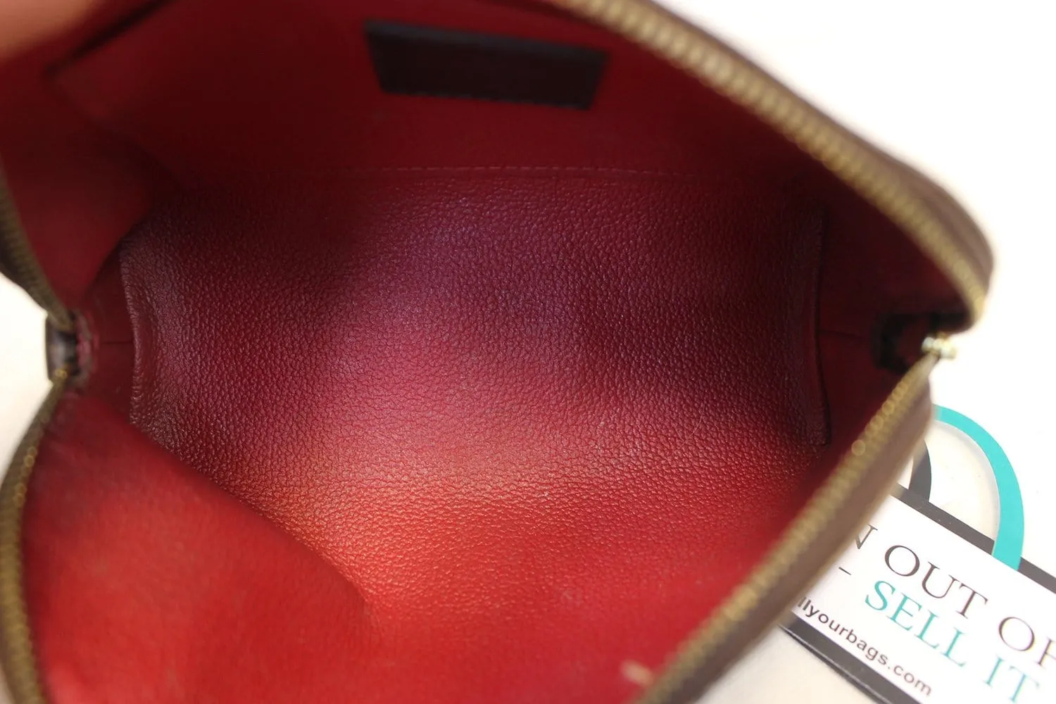 LOUIS VUITTON Damier Ebene Pochette Cosmetic Pouch - Sale