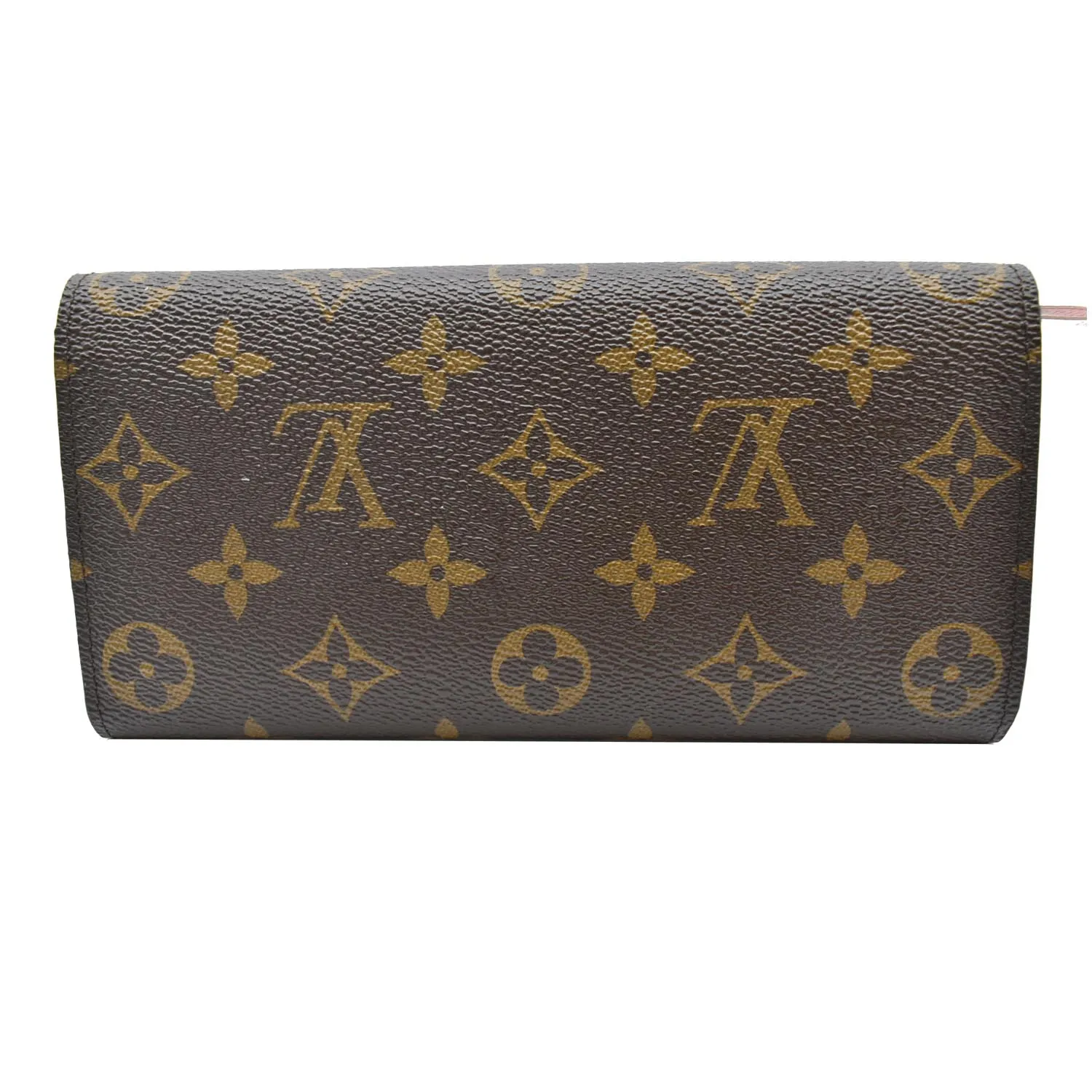 LOUIS VUITTON Emilie Monogram Canvas Wallet Rose Ballerine