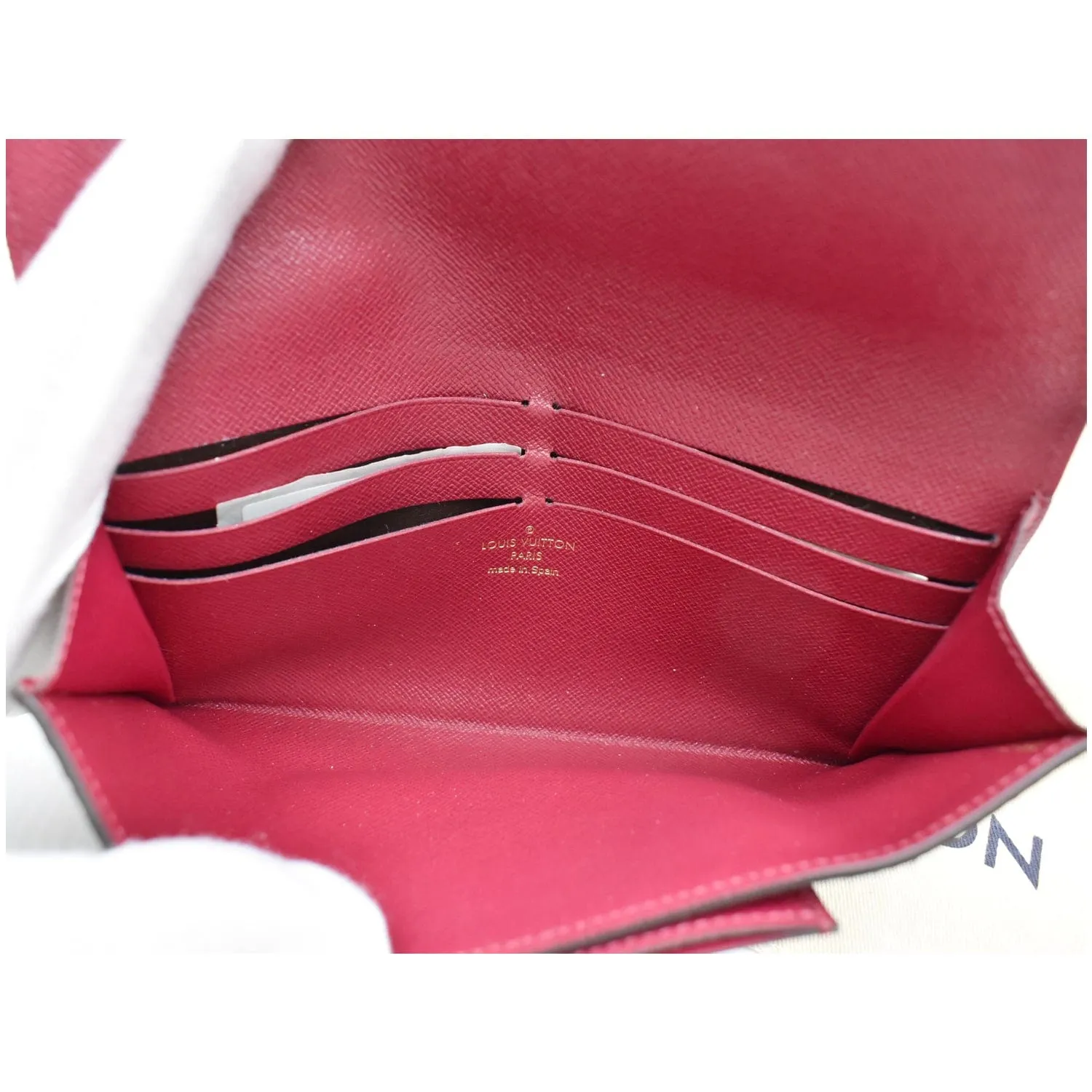 LOUIS VUITTON Monogram Canvas Sarah Wallet Brown
