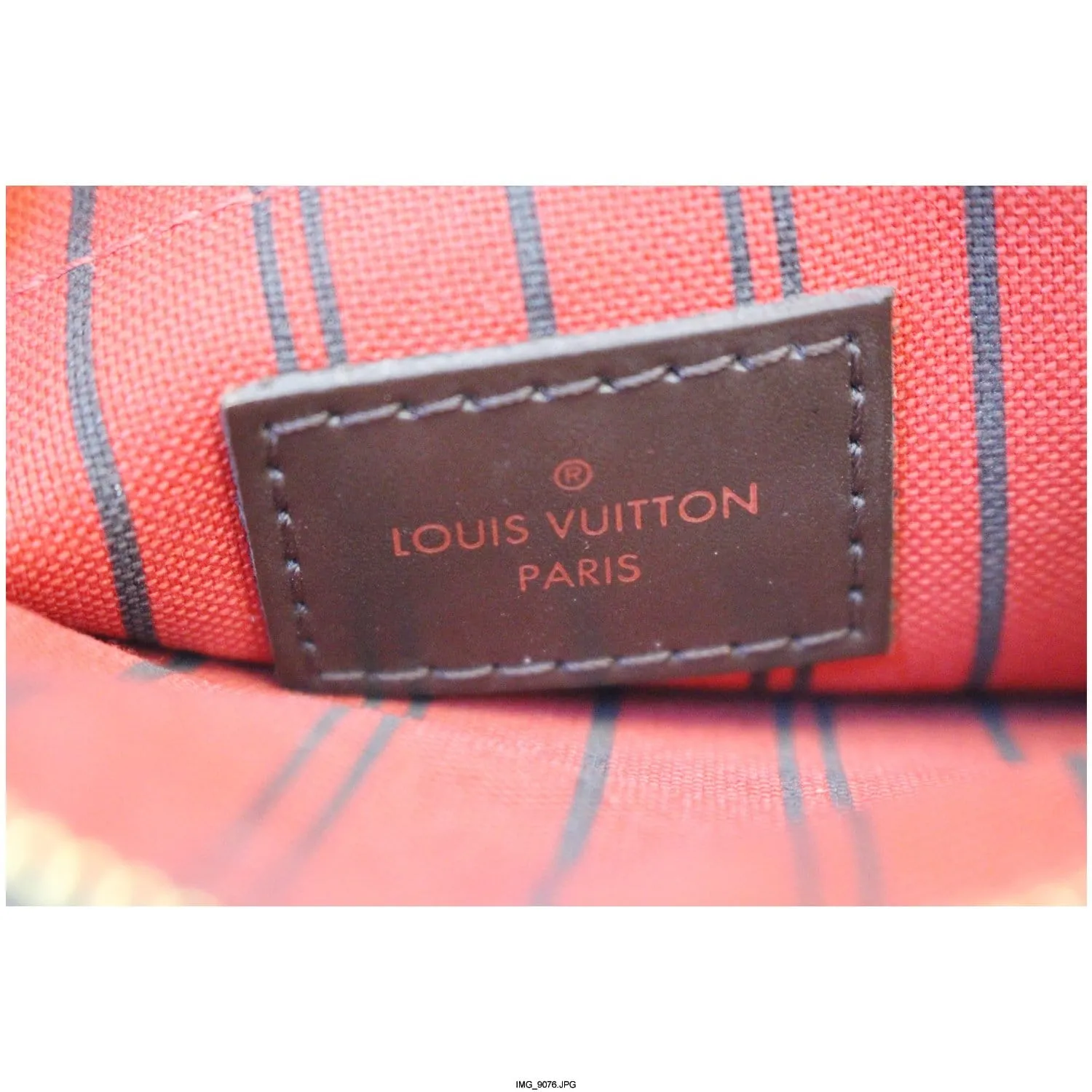 LOUIS VUITTON Pochette Wristlet Pouch Damier Ebene Neverfull MM