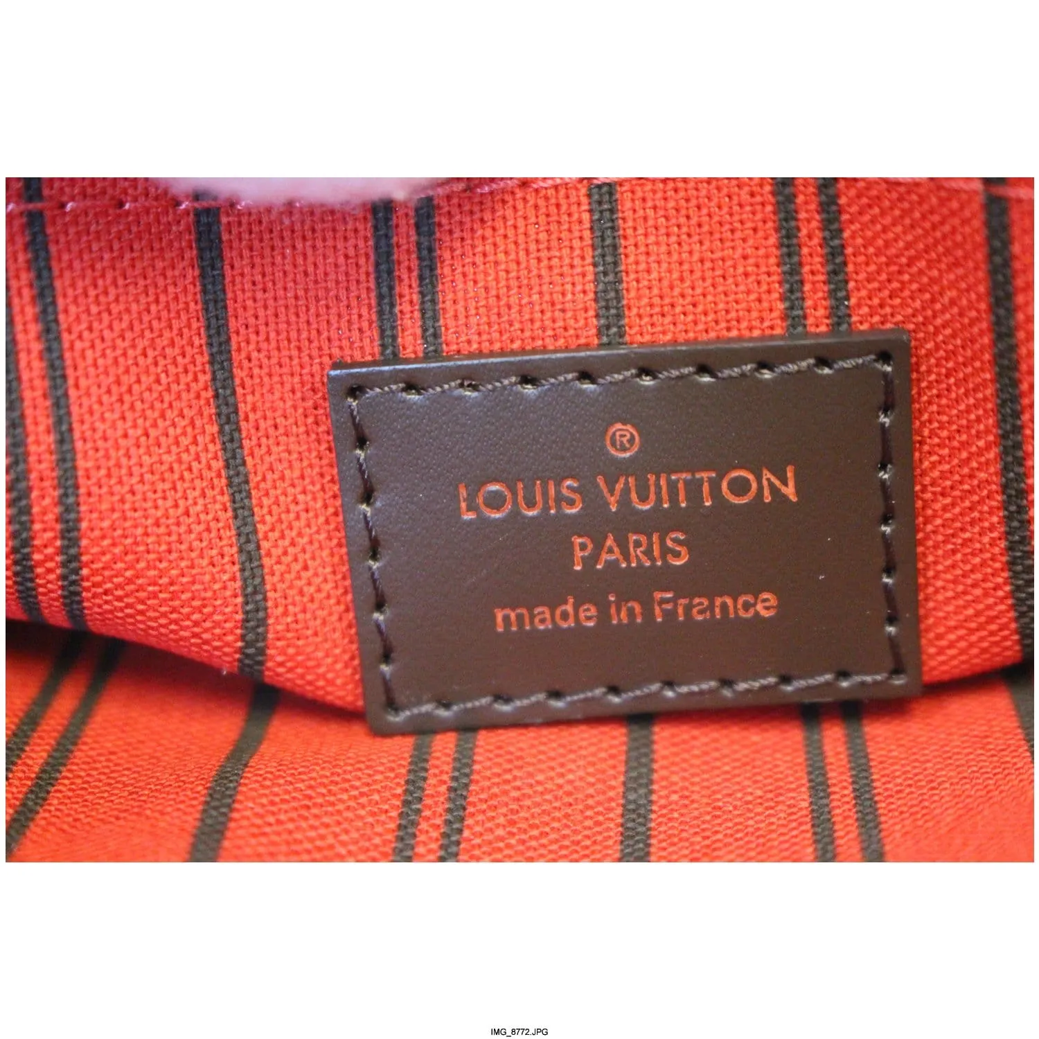 LOUIS VUITTON Pochette Wristlet Pouch Damier Ebene Neverfull MM