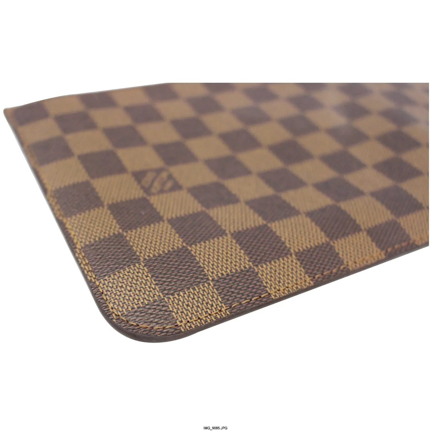 LOUIS VUITTON Pochette Wristlet Pouch Damier Ebene Neverfull MM