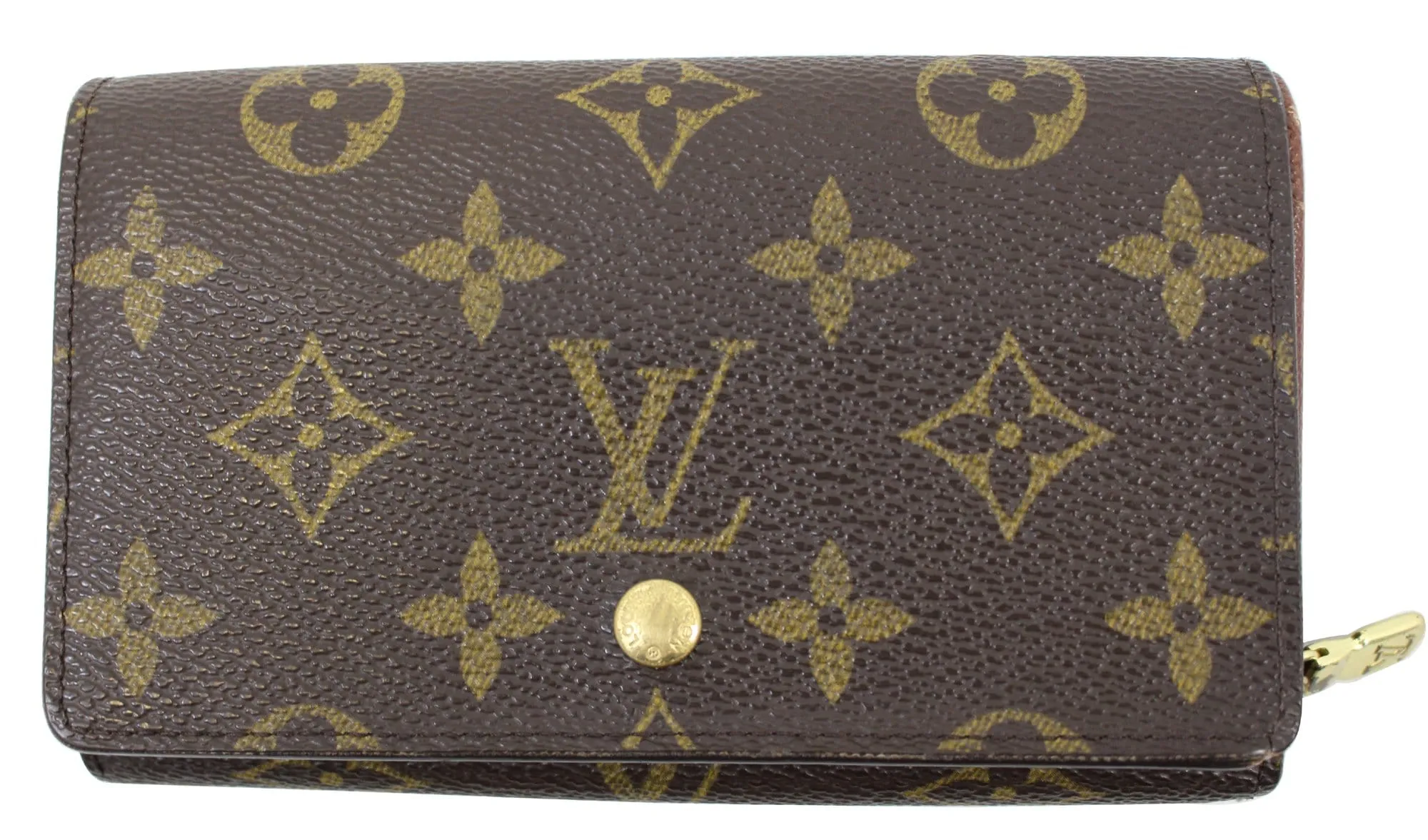 LOUIS VUITTON Porte Monnaie Monogram Canvas Billets Tresor Wallet