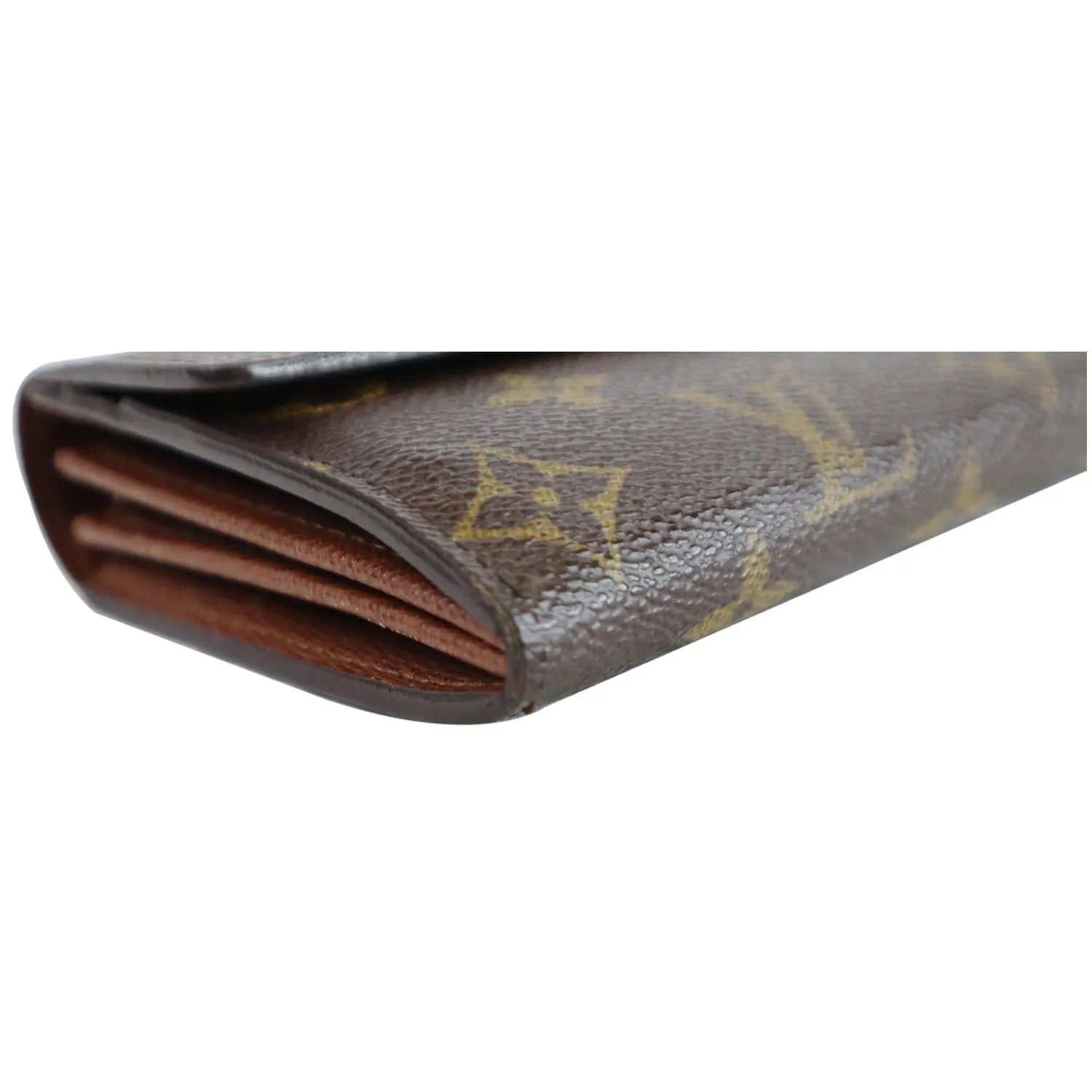 LOUIS VUITTON Sarah Monogram Canvas Wallet Brown