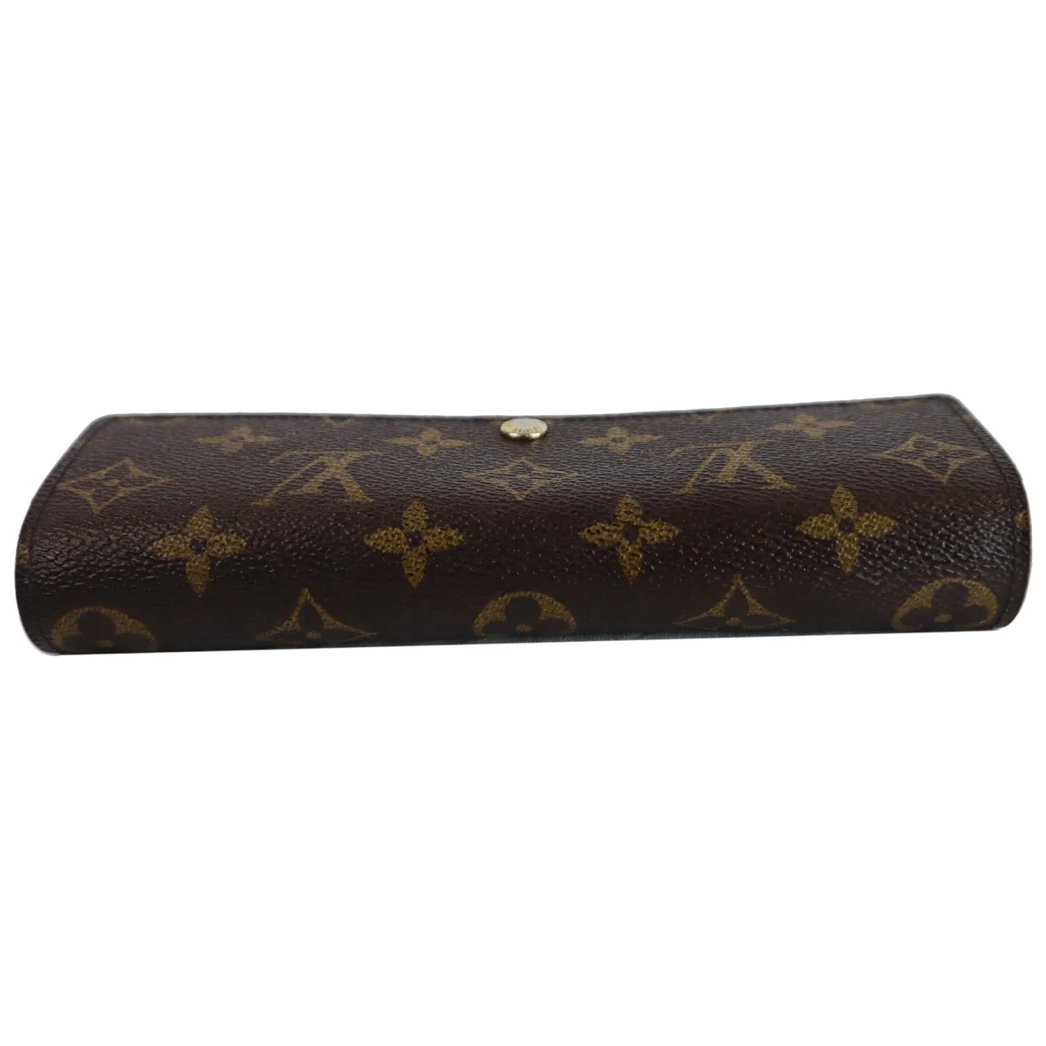 LOUIS VUITTON Sarah Monogram Canvas Wallet Brown