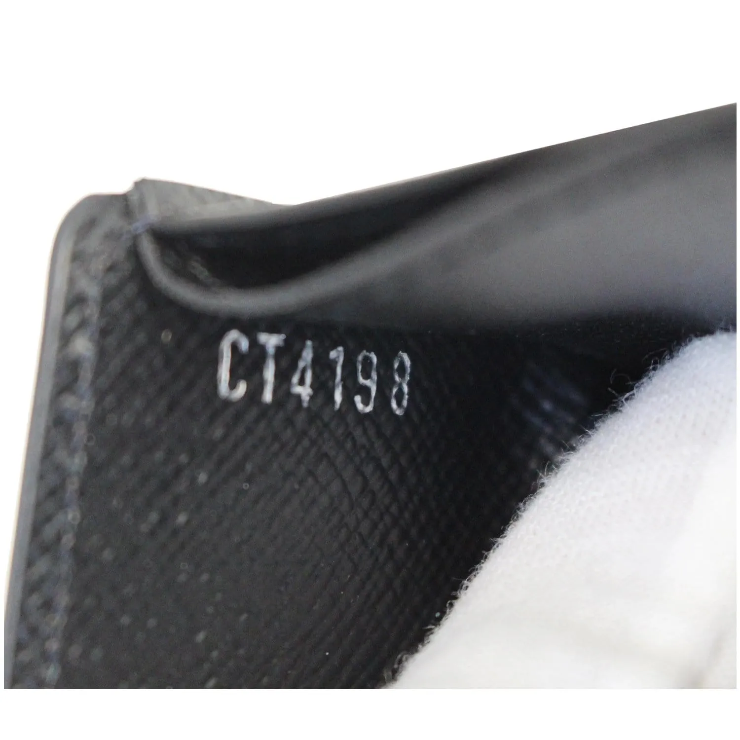 LOUIS VUITTON Slender Epi Leather Wallet Black