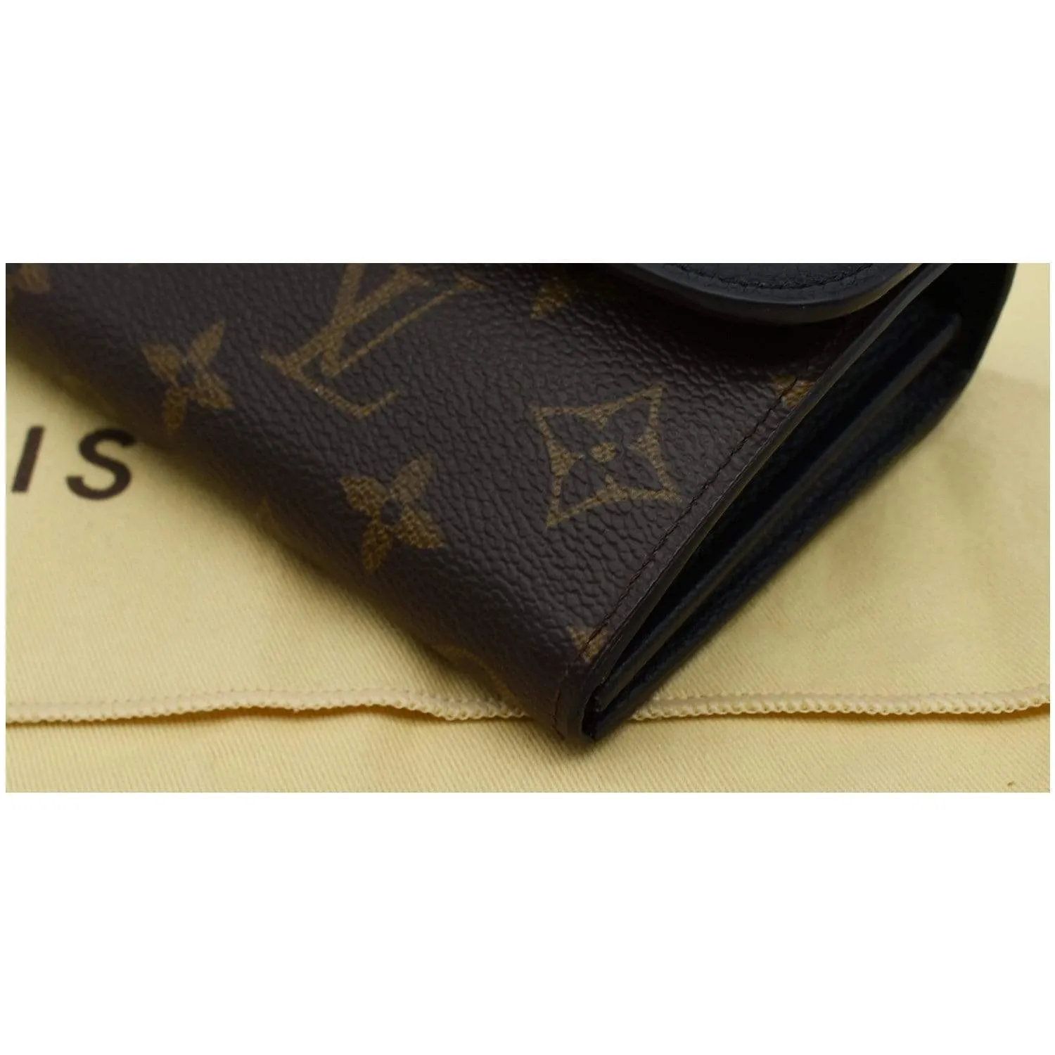 LOUIS VUITTON Venus Monogram Canvas Wallet Brown