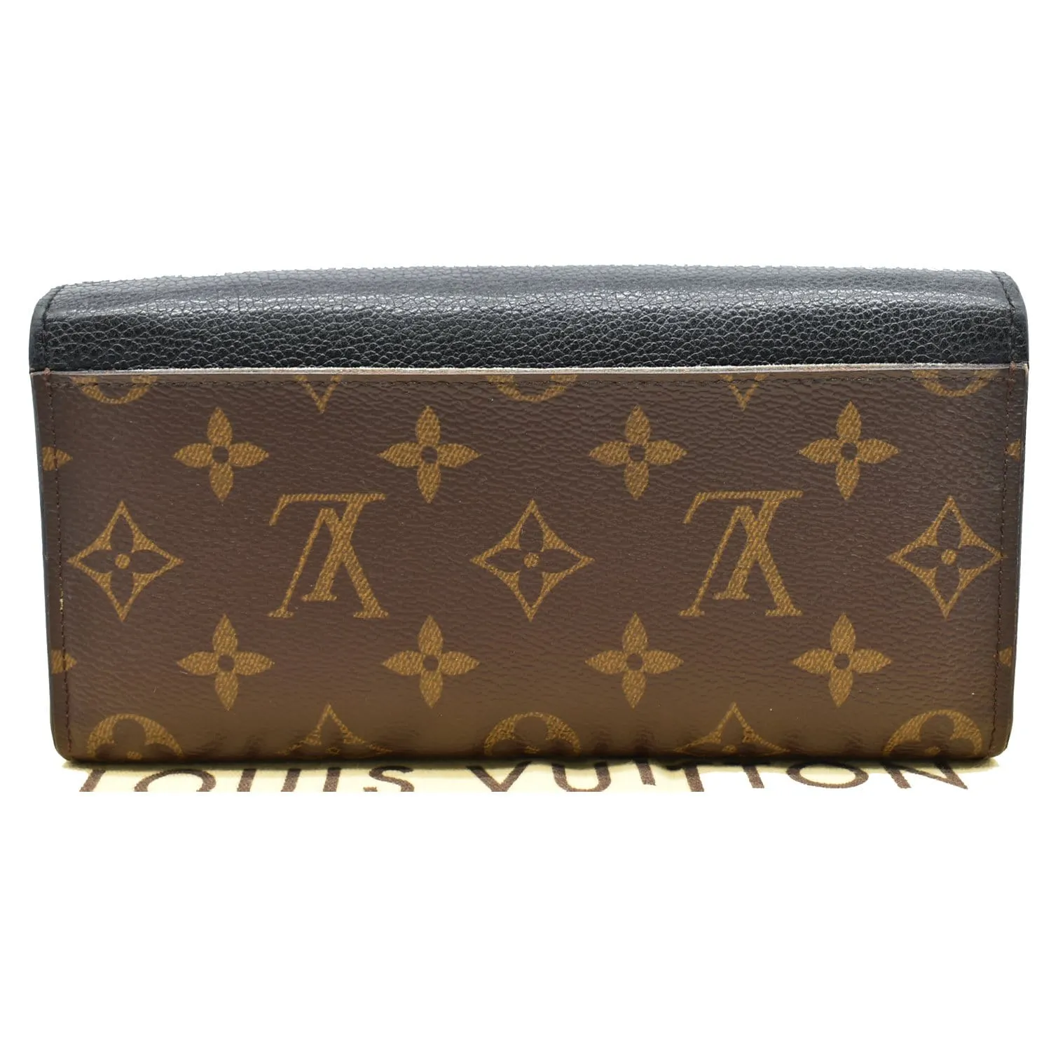 LOUIS VUITTON Venus Monogram Canvas Wallet Brown
