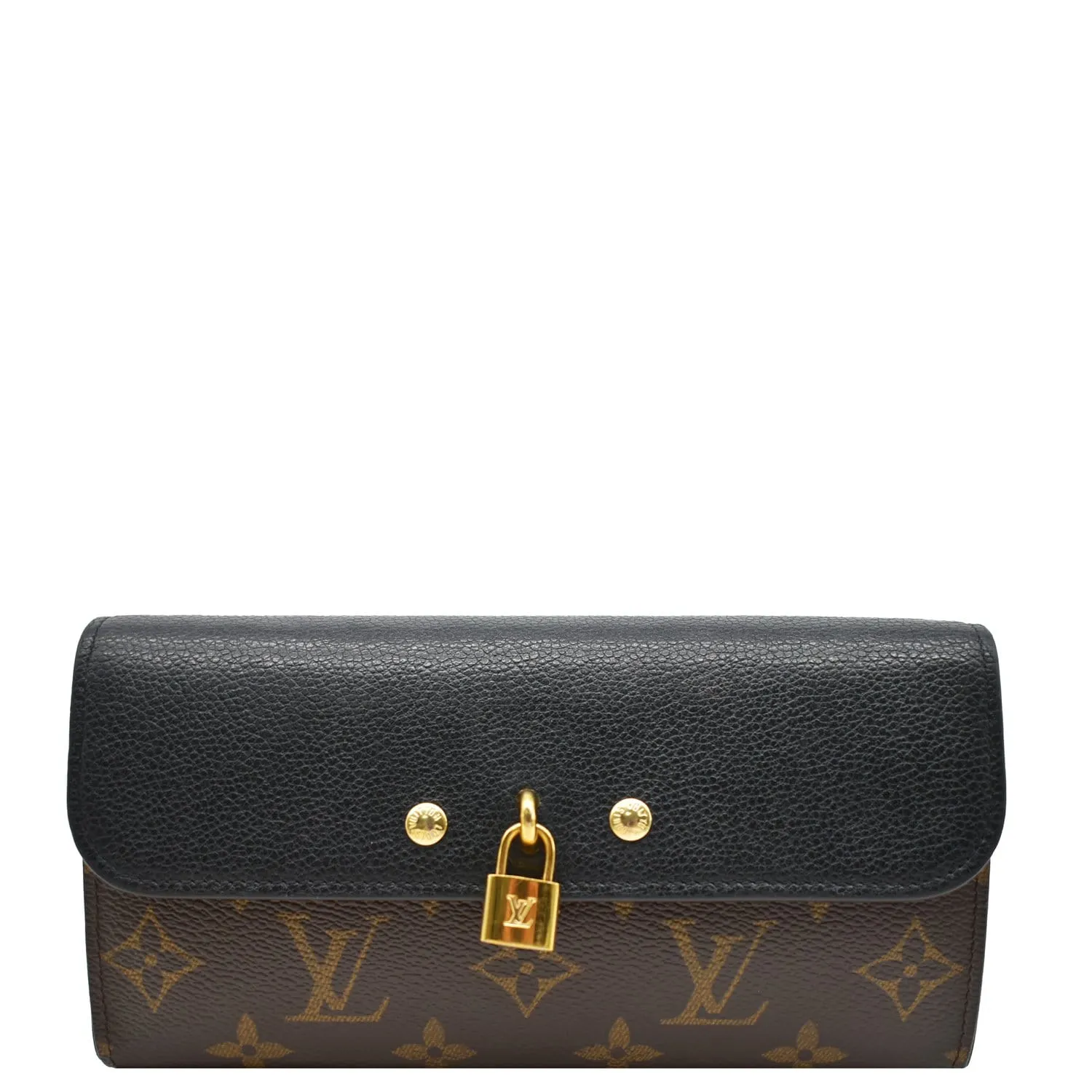 LOUIS VUITTON Venus Monogram Canvas Wallet Brown