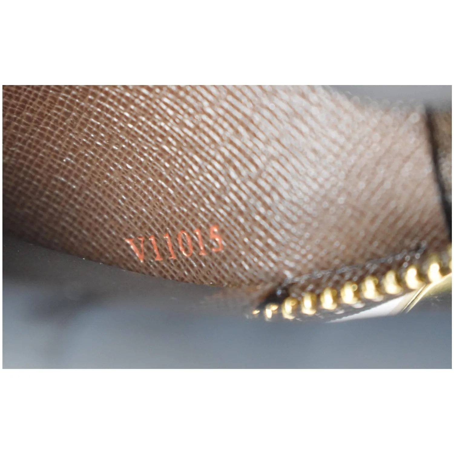 LOUIS VUITTON Zippy Organizer Damier Ebene Wallet Brown
