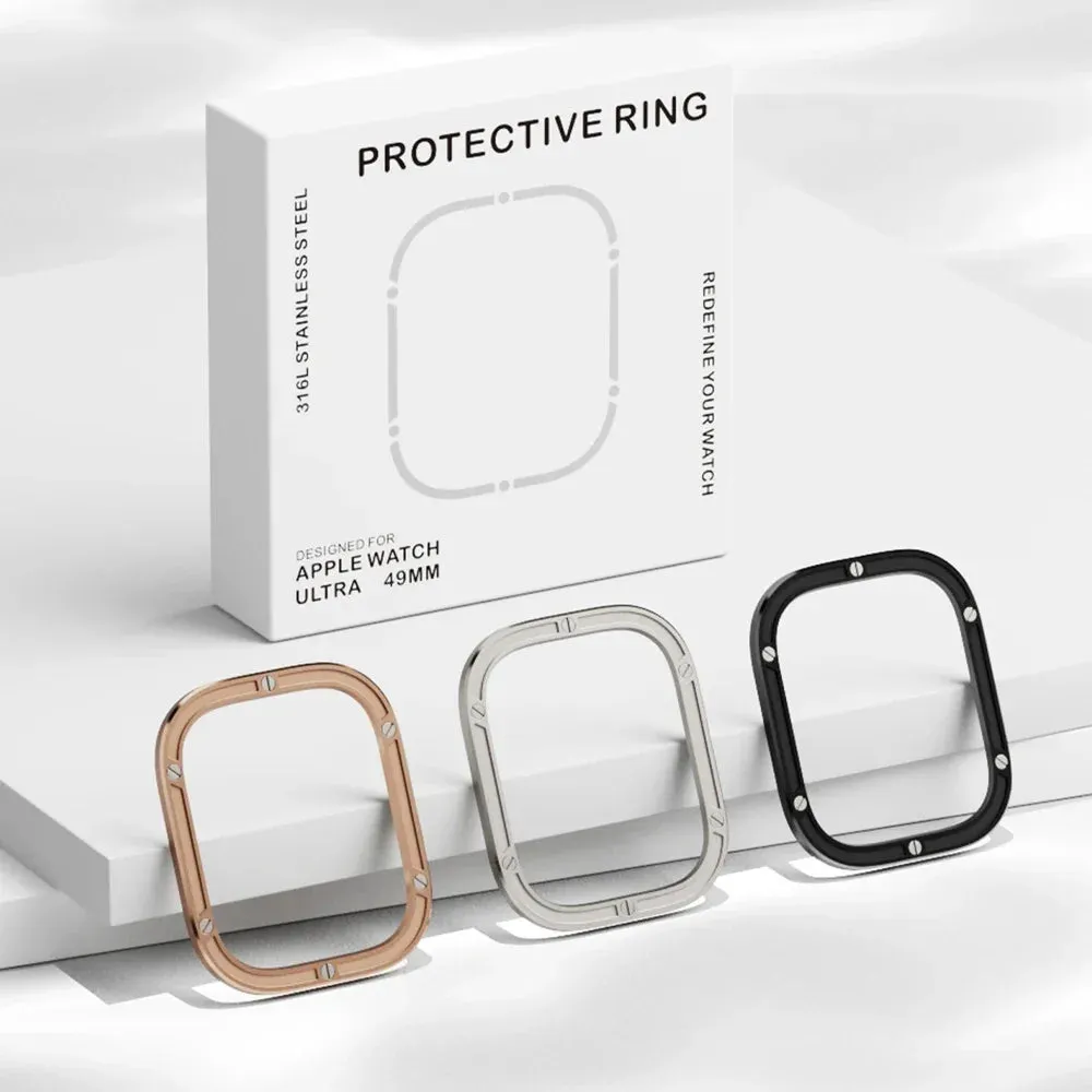 Luxury 316L Stainless Steel Protective Ring for Ultra 49mm
