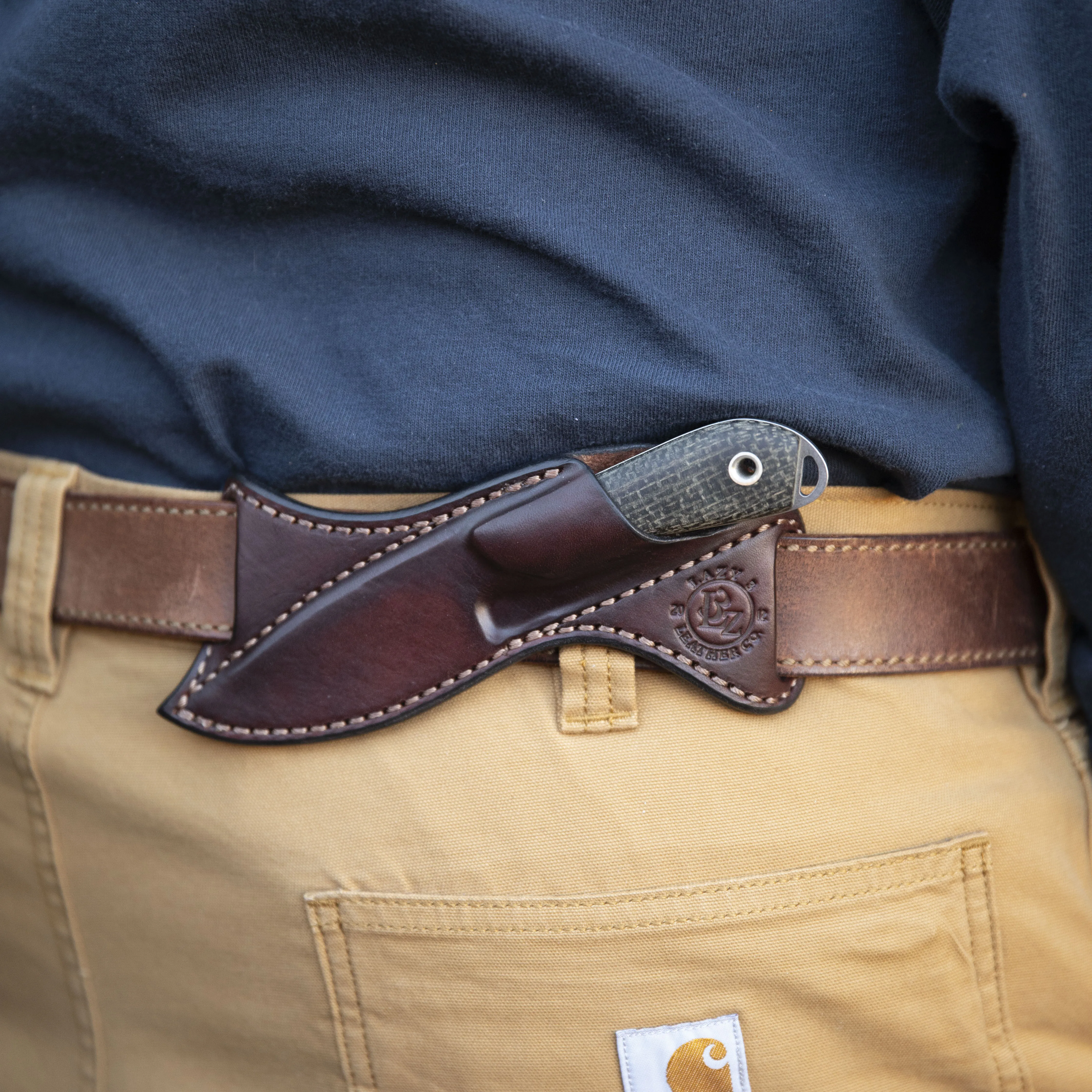 M1 Caper Stonewash Natural w/ Leather Scout Carry Sheath