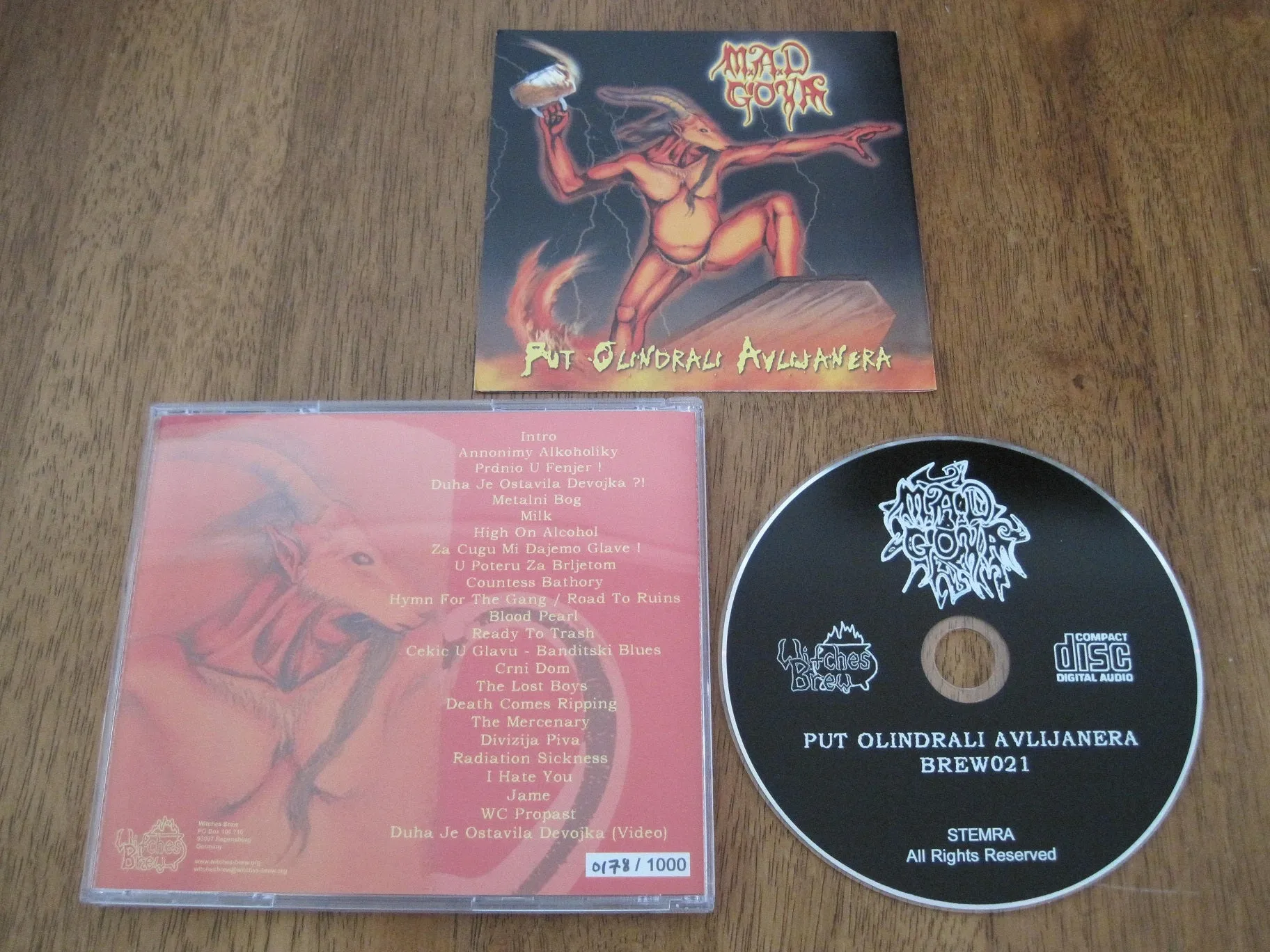 M.A.D: GOYA - Put Olindrali Avlijanera CD