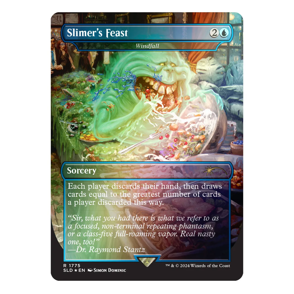 Magic Secret Lair Camp Totally Safe Drop Ghostbusters: Slimer Foil Edition