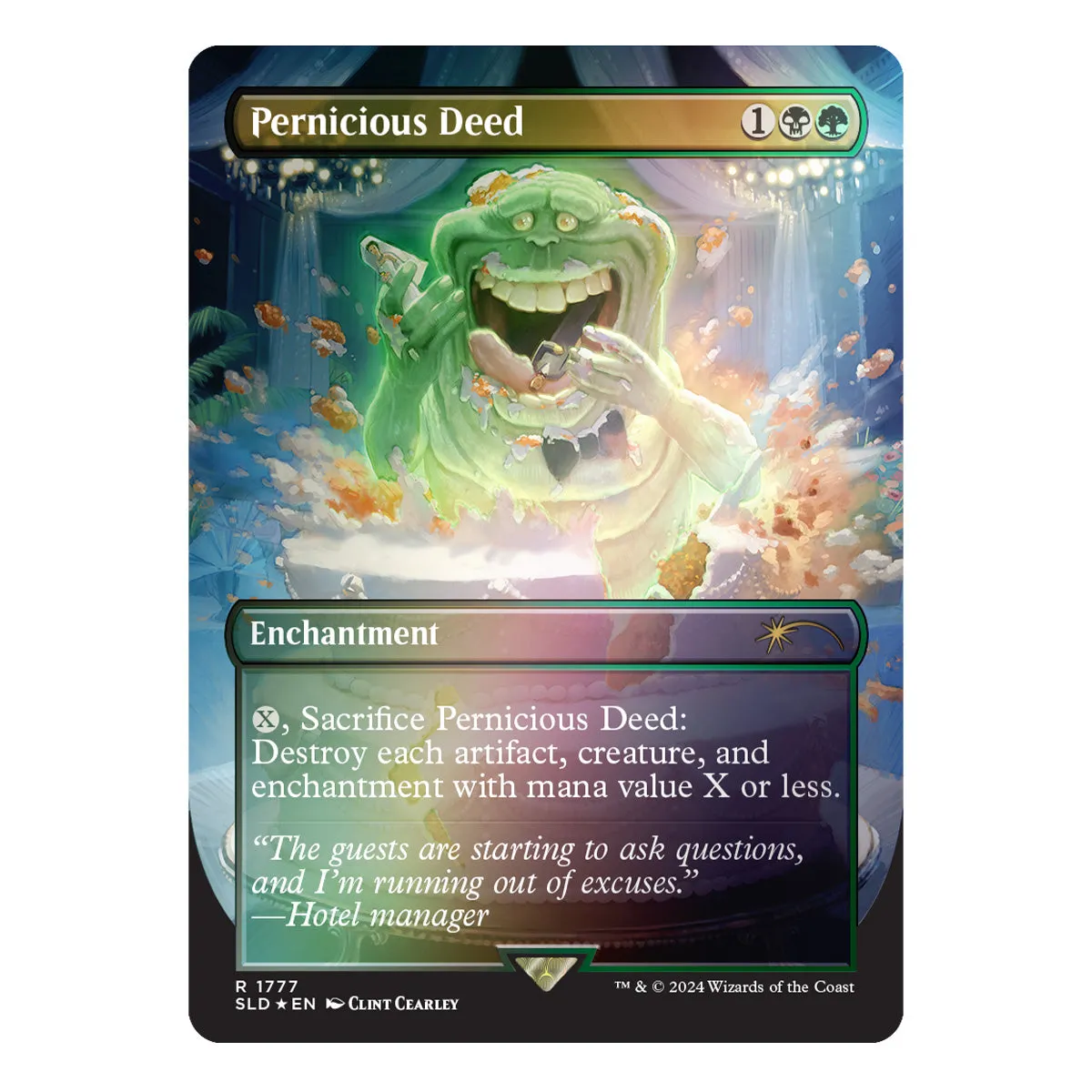 Magic Secret Lair Camp Totally Safe Drop Ghostbusters: Slimer Foil Edition