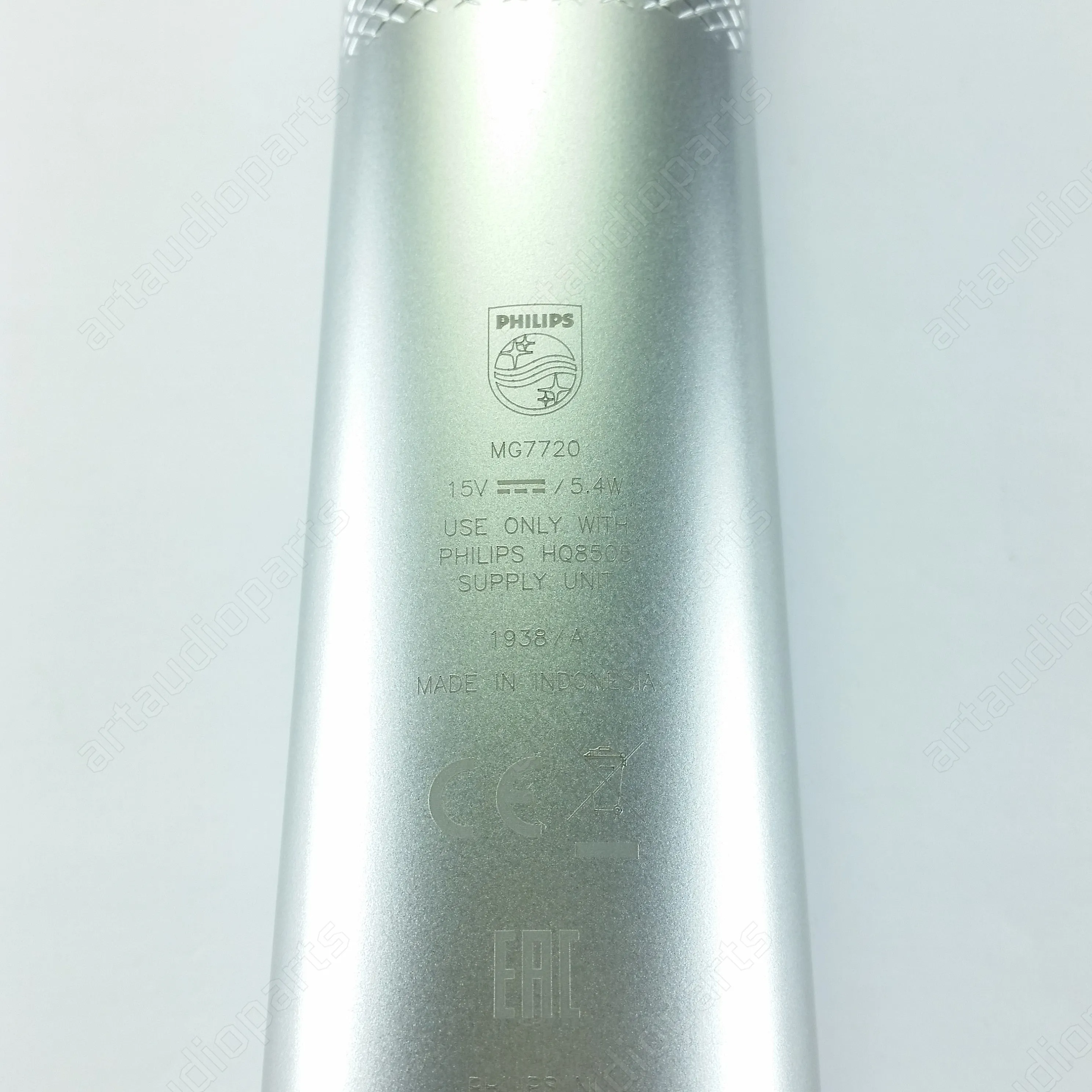 Main body handle with battery and motor for Philips grooming shaver MG7720