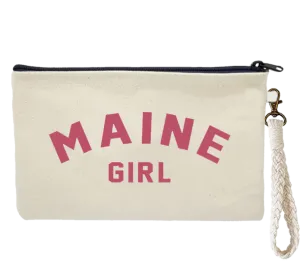 Maine Girl Pink Zipper Pouch Wristlet