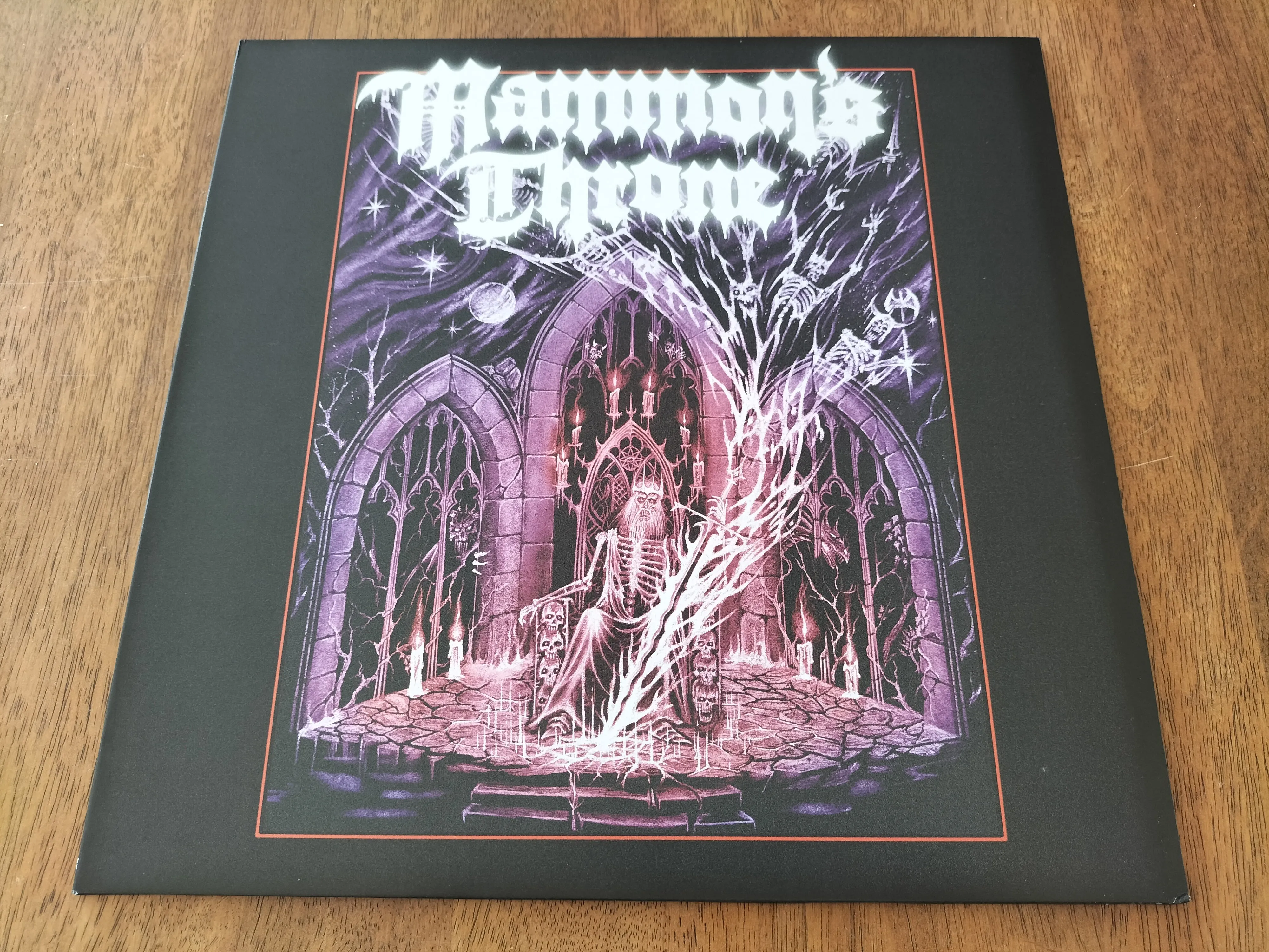 MAMMON'S THRONE (AUS) - Mammon's Throne LP PURPLE TRANSPARENT VINYL