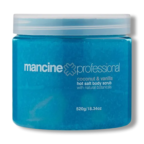 Mancine Hot Salt Scrub Coconut & Vanilla 520g