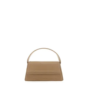 MARBLE HANDLE BAG - SESAME