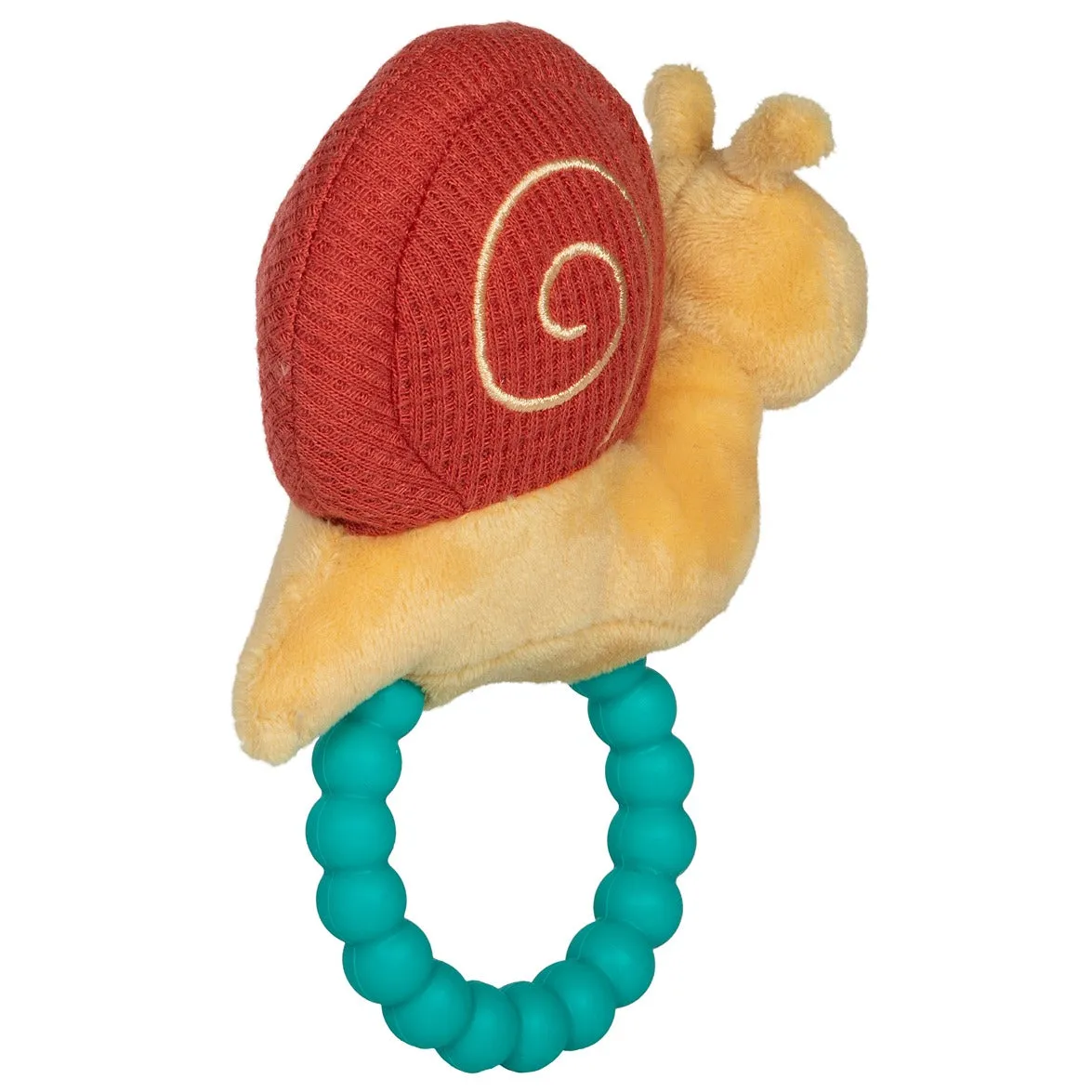 Mary Meyer Skippy Snail Teether Rattle – 6″