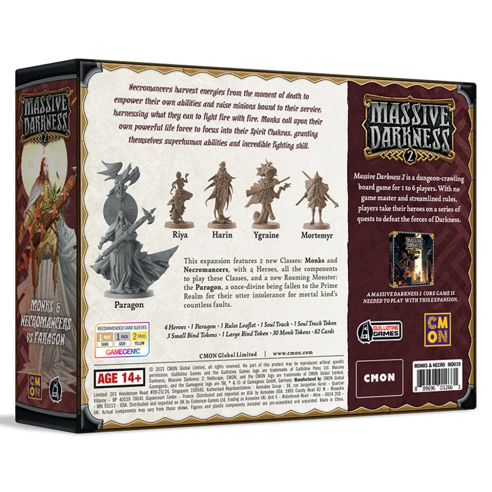Massive Darkness 2: Monks & Necromancers vs the Paragon