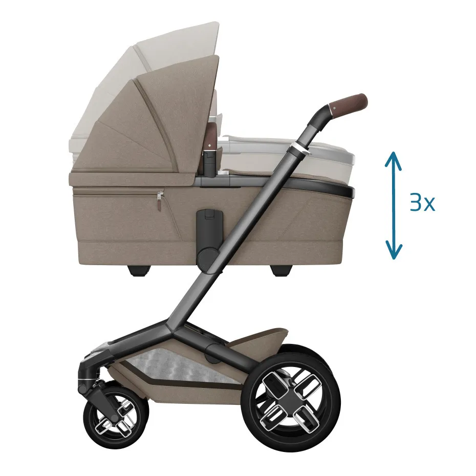 Maxi Cosi Fame Carrycot - Twilic Truffle