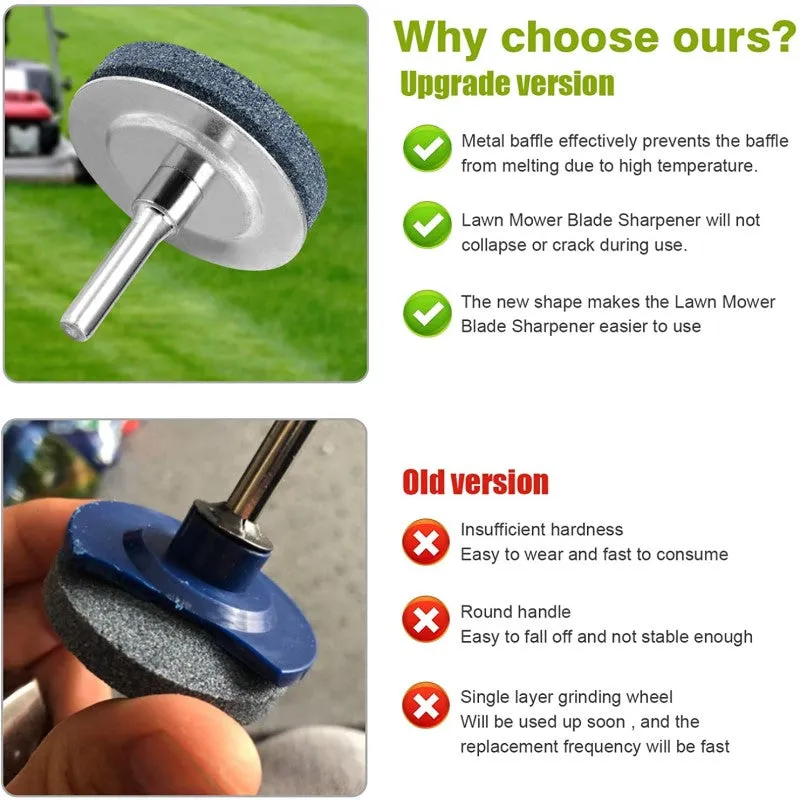 【Metal Baffle】 Brand New Lawn Mower Blade Sharpener