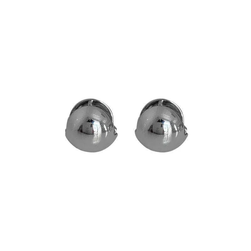 Metal Ball Earrings