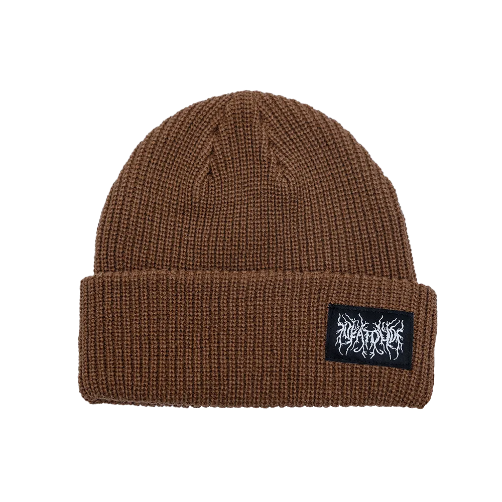 Metal Beanie - Brown
