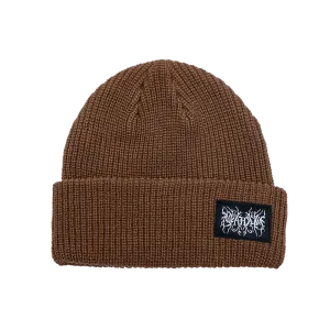 Metal Beanie - Brown