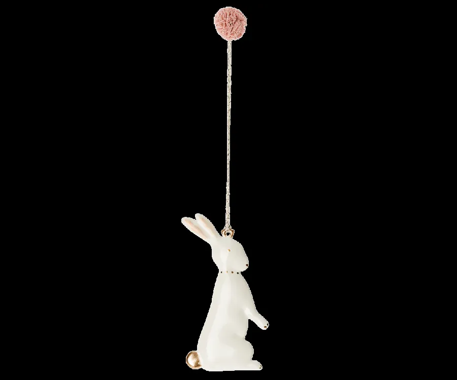 Metal Bunny Ornament