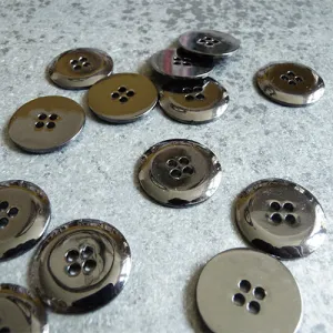Metal Button - Pewter