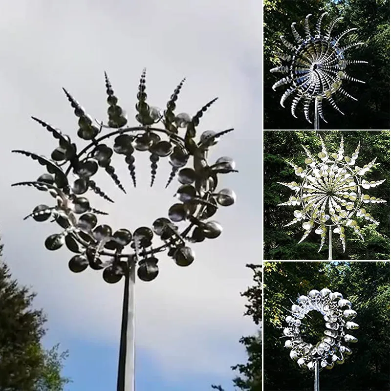 Metal Kinetic Windmill