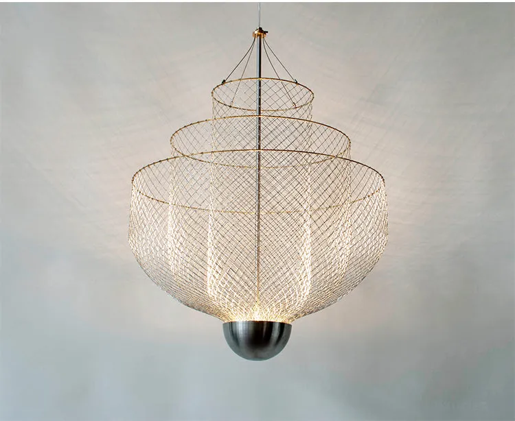 Metal Meshmatics chandelier