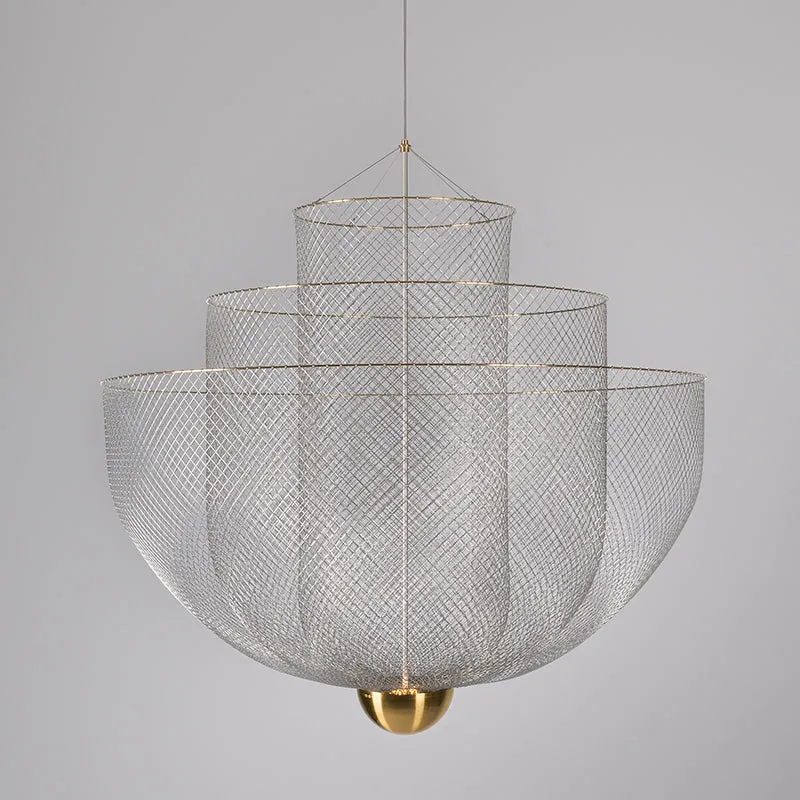 Metal Meshmatics chandelier