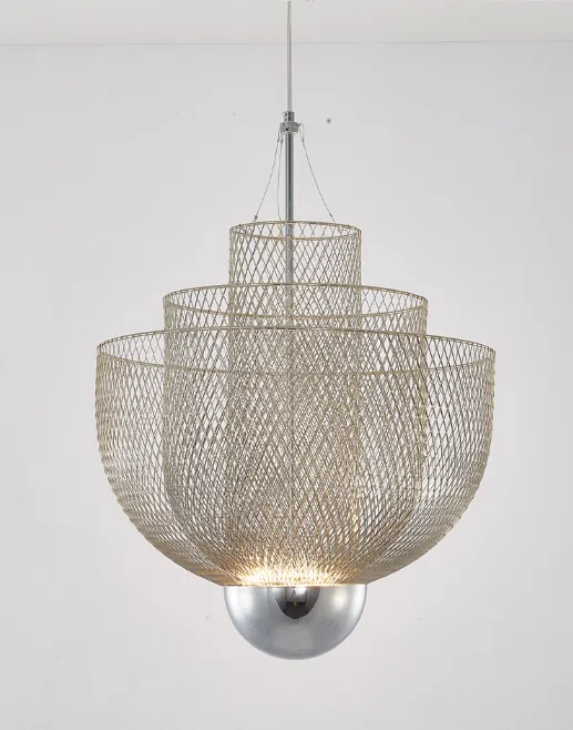 Metal Meshmatics chandelier
