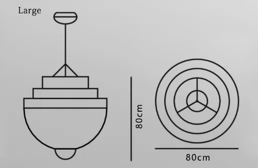Metal Meshmatics chandelier