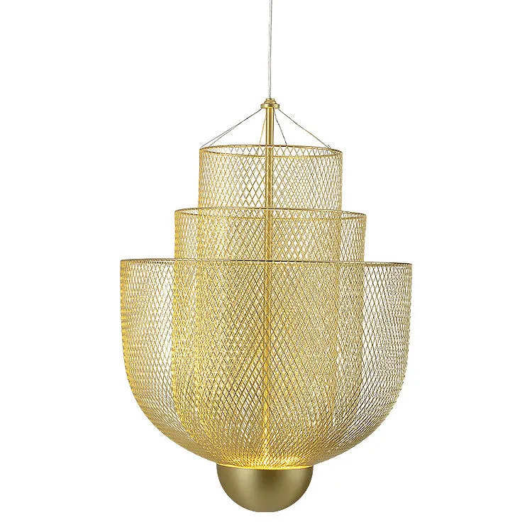 Metal Meshmatics chandelier