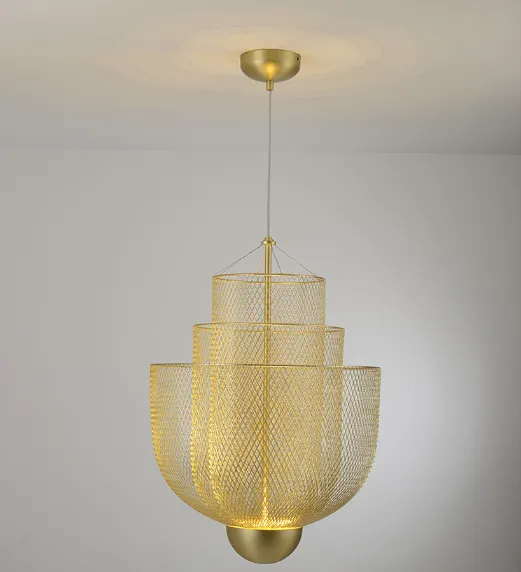 Metal Meshmatics chandelier