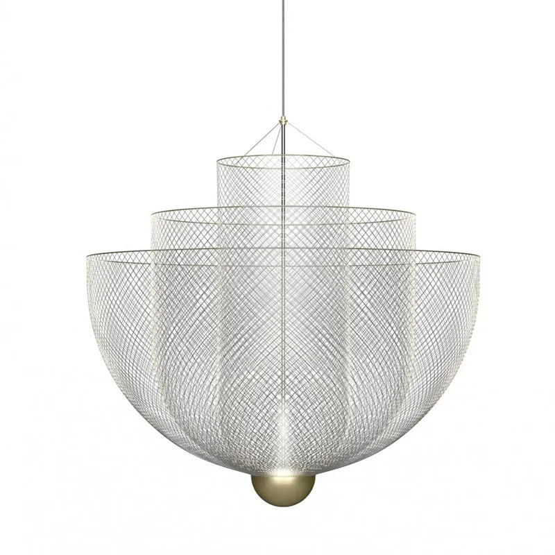 Metal Meshmatics chandelier
