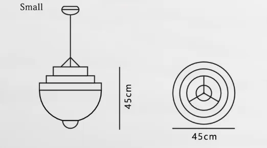 Metal Meshmatics chandelier
