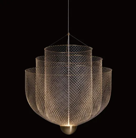 Metal Meshmatics chandelier