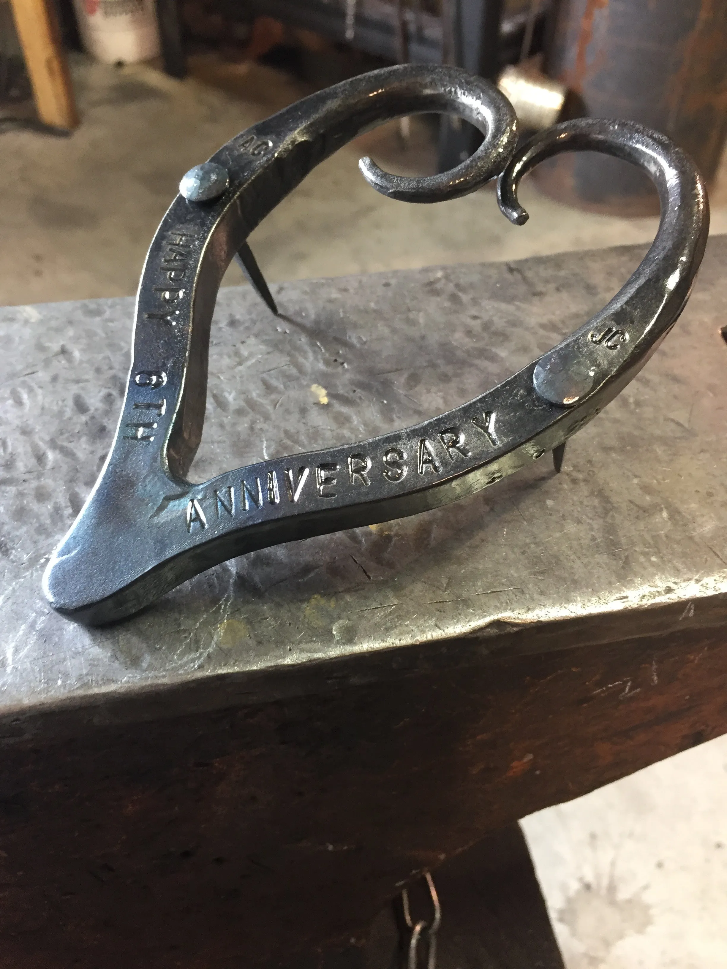 Metal Personalized Heart