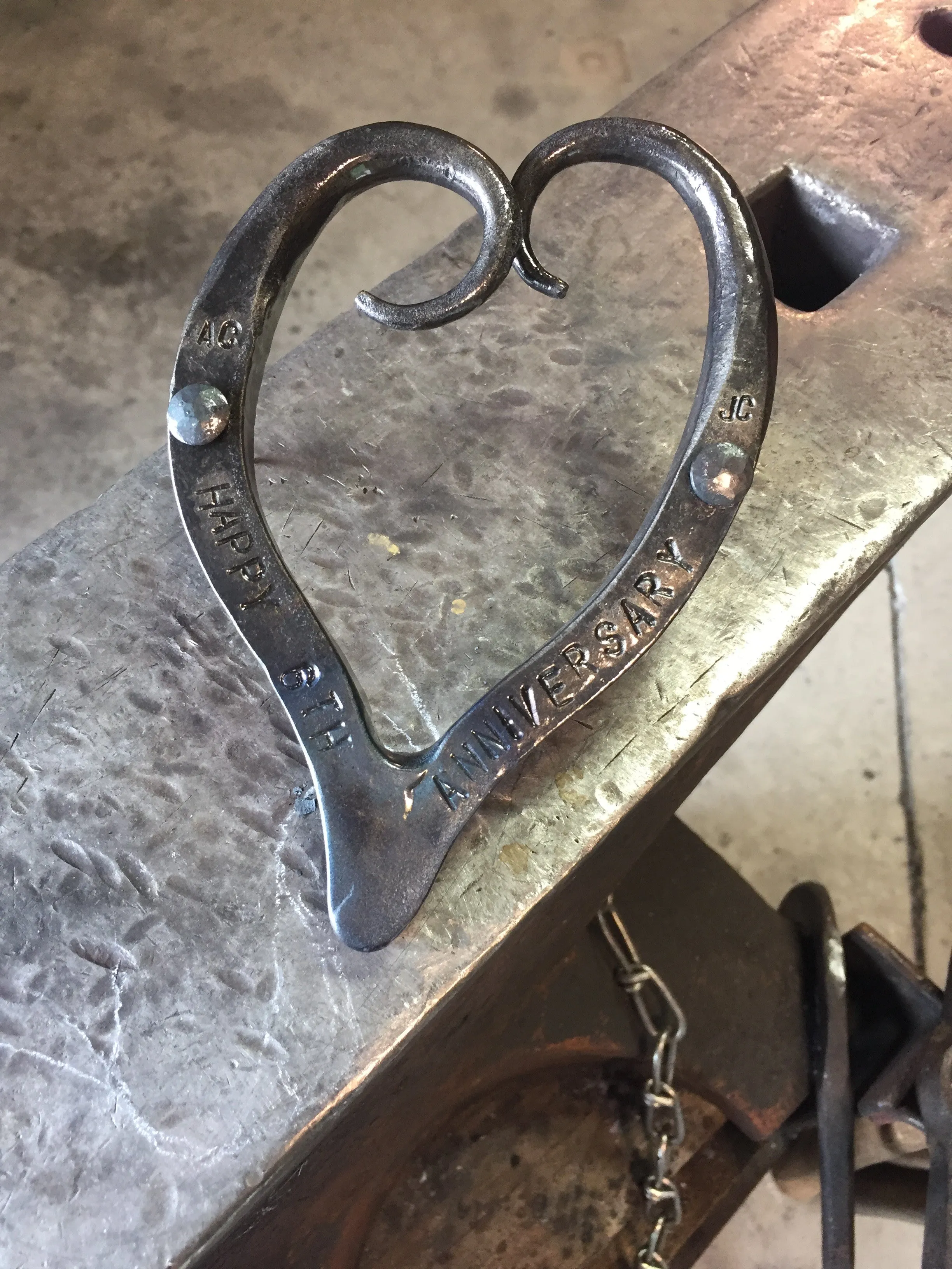 Metal Personalized Heart
