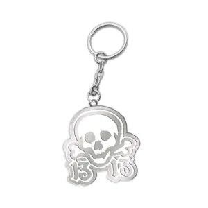 Metal Skull Keychain